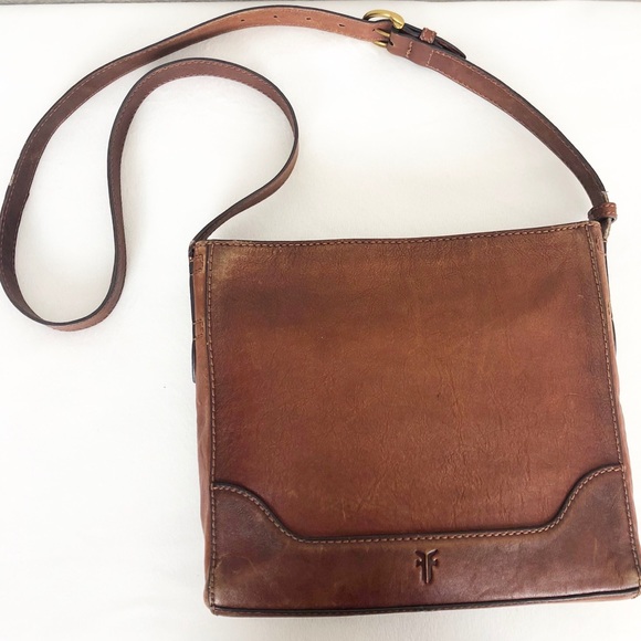 Frye Handbags - Frye Messenger Crossbody Top Zip Handbag